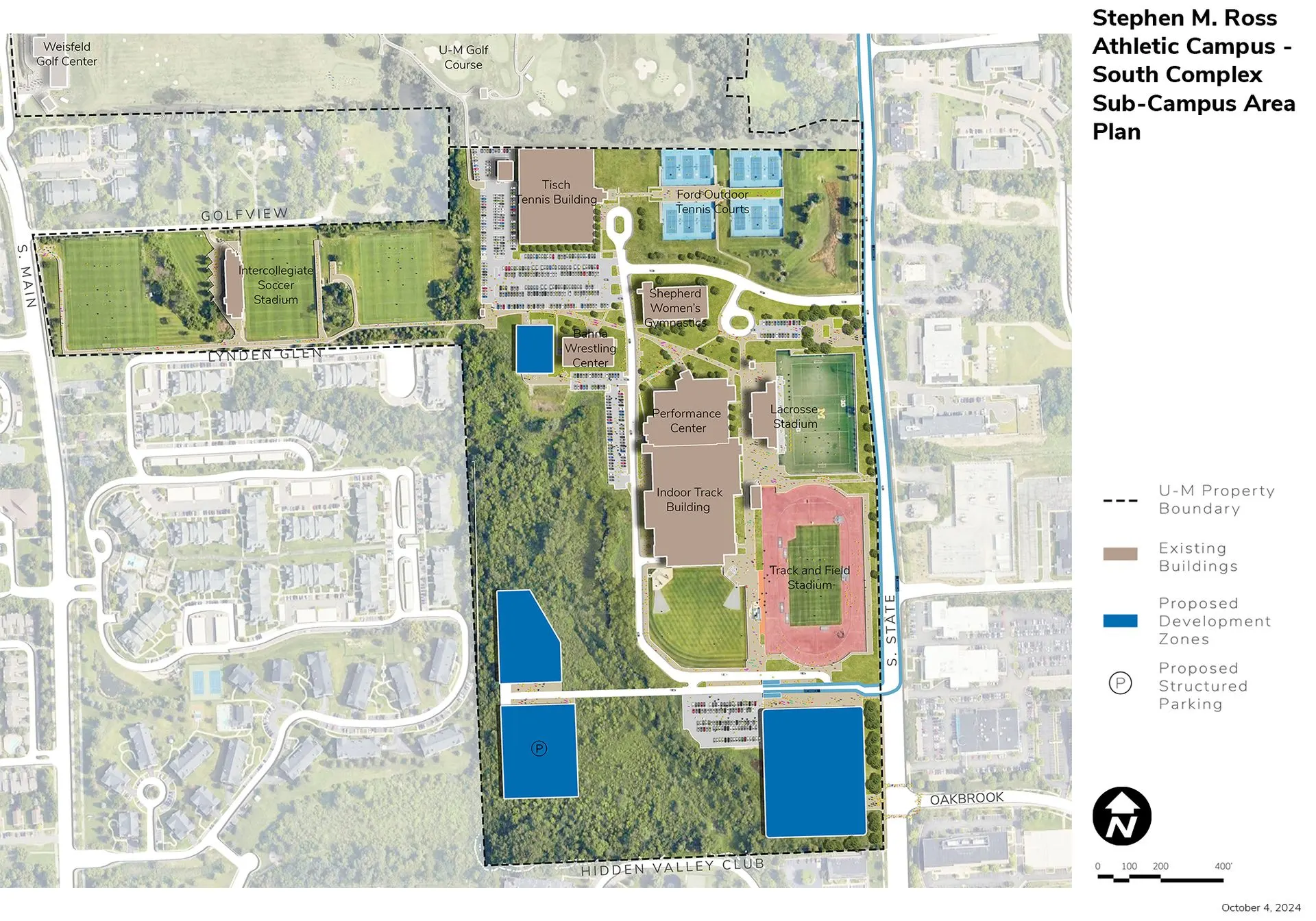 Stephen M. Ross Athletic Campus map