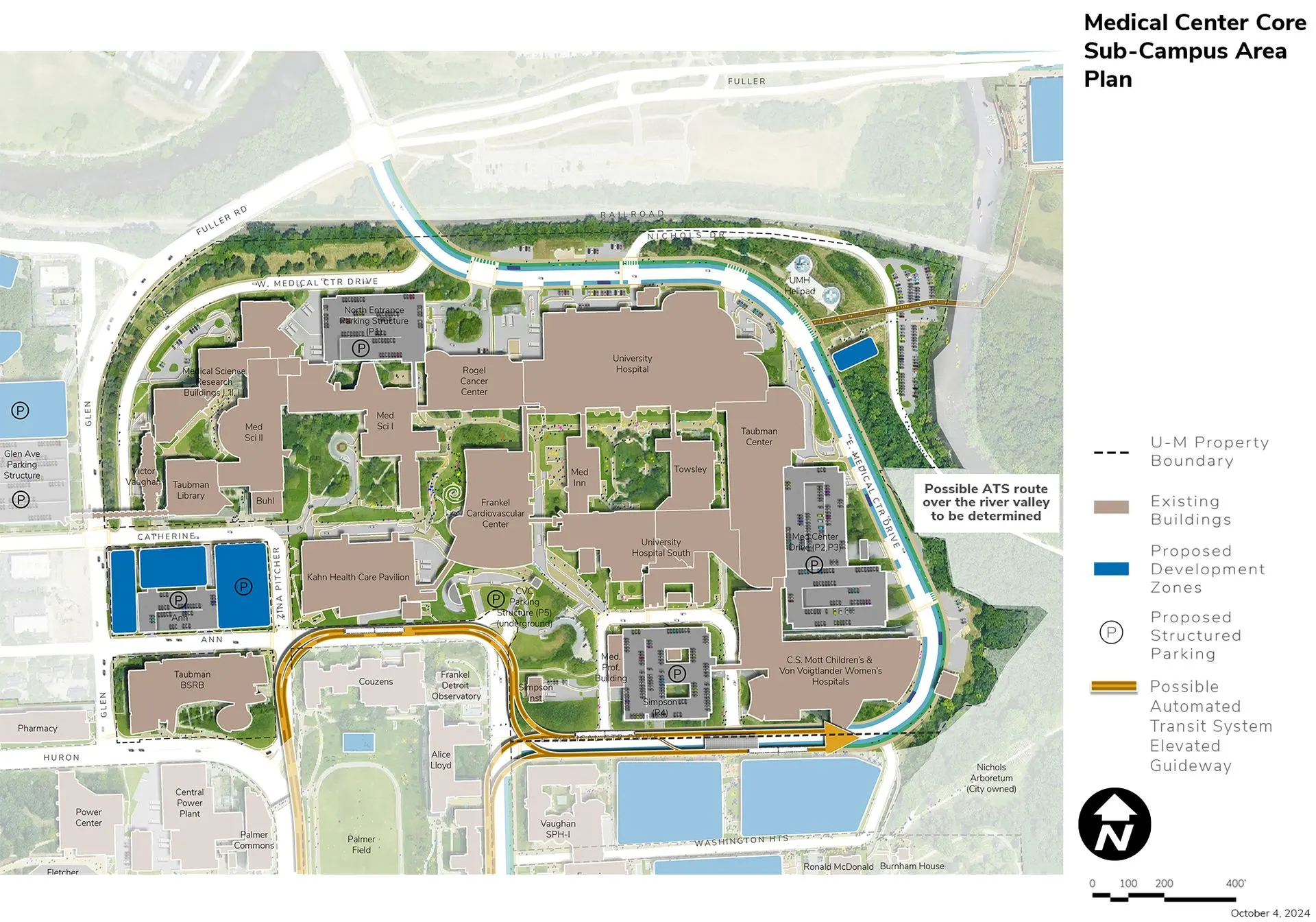 Medical Center Core Area map