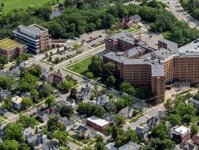 An aerial view of the North Ingalls Area