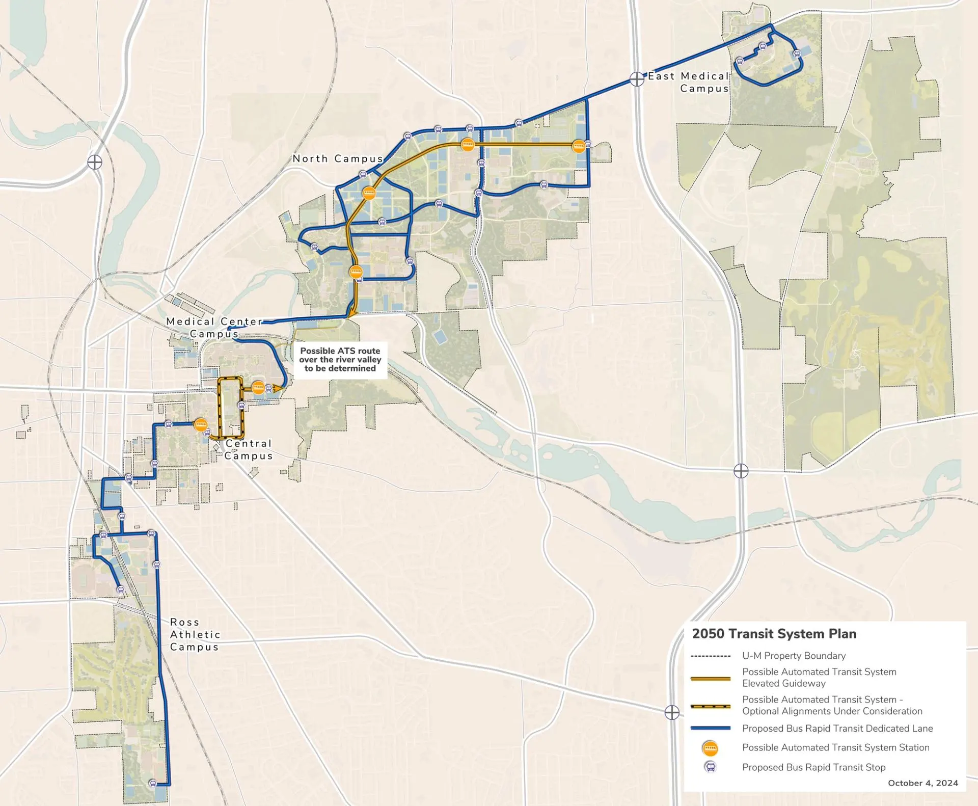 Transit system plan