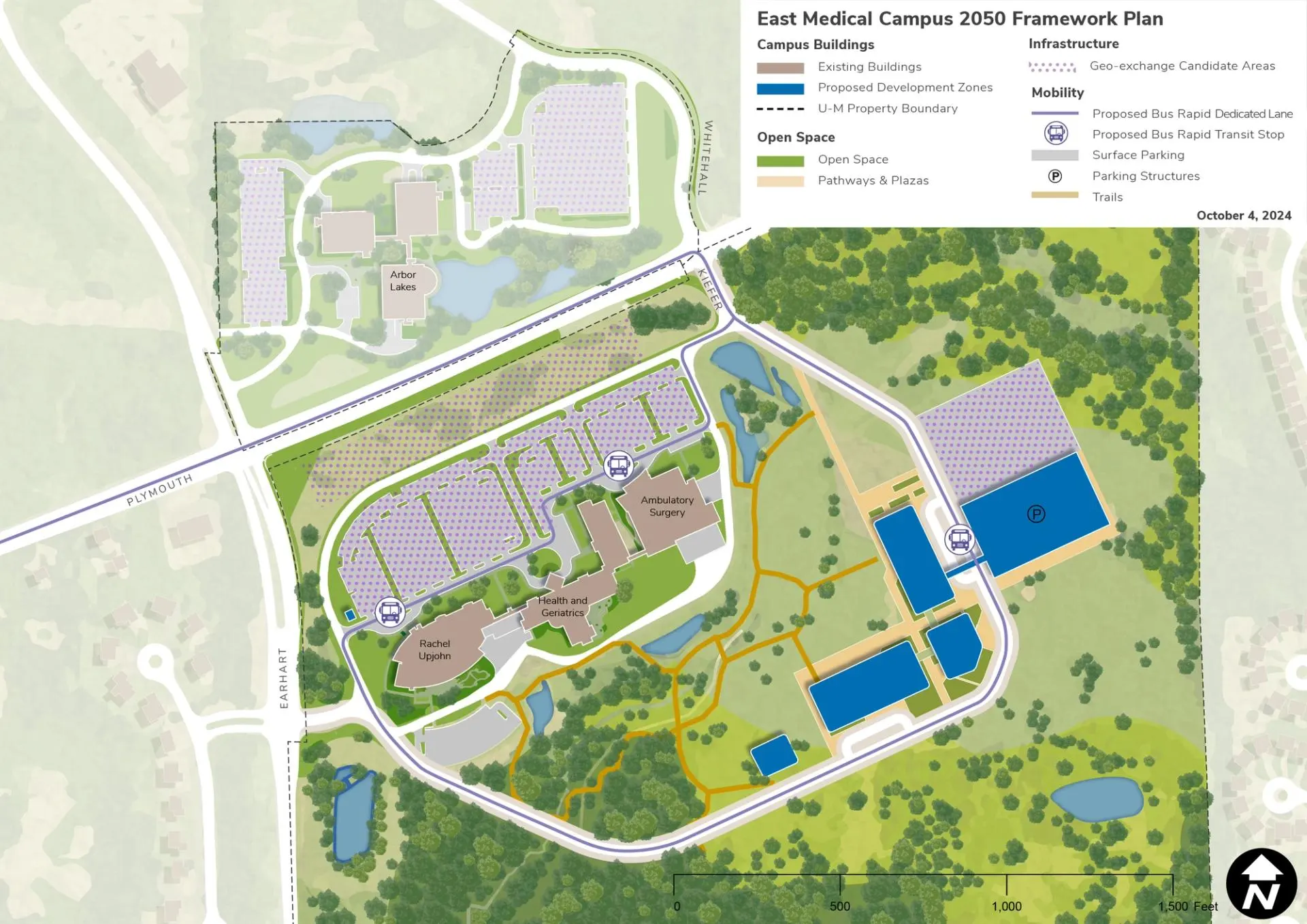 East Medical Campus framework map