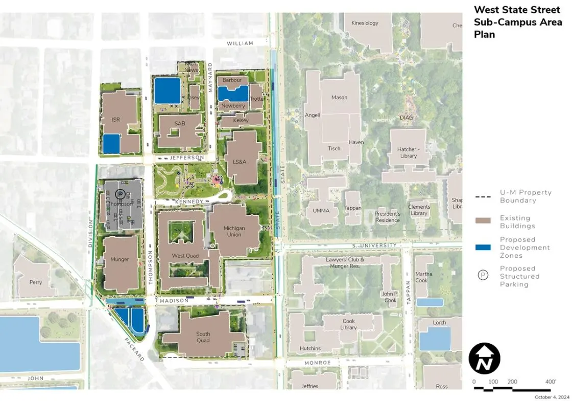 West State Street Area map