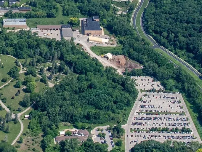 An aerial view of the Draper Rd. Area