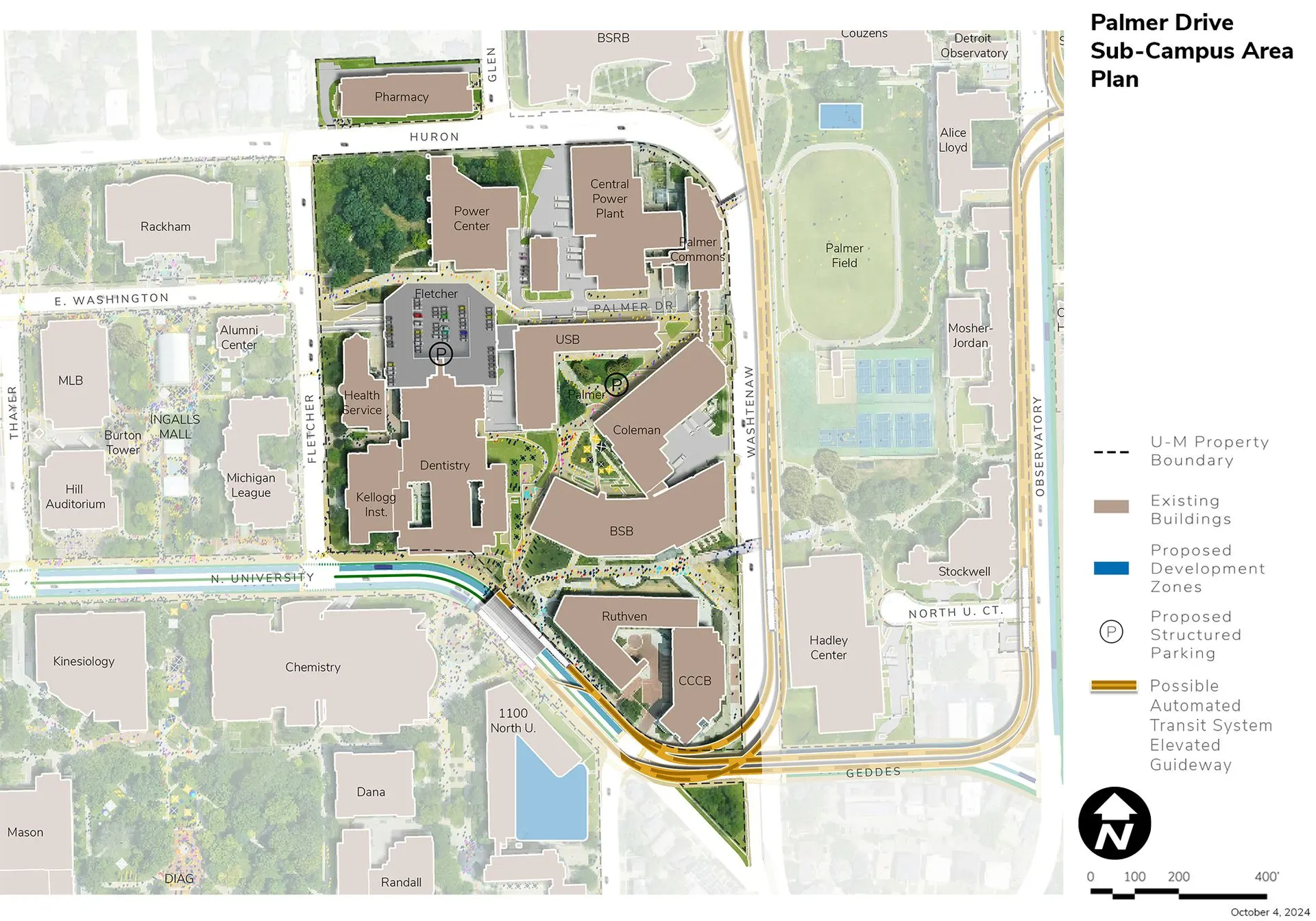 Palmer Drive area map