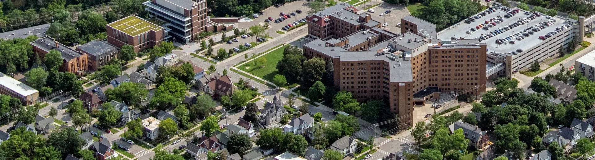 An aerial view of the North Ingalls Area